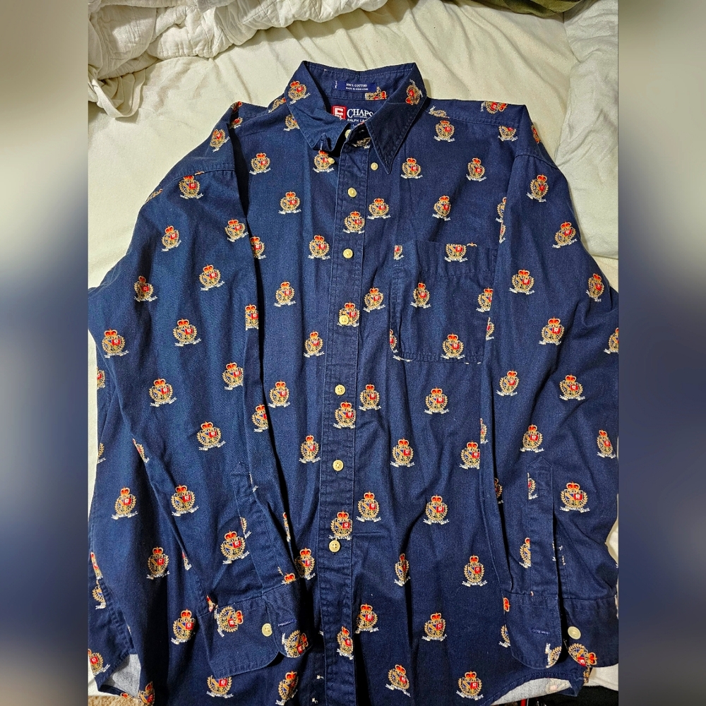 Vintage Ralph lauren logo button up